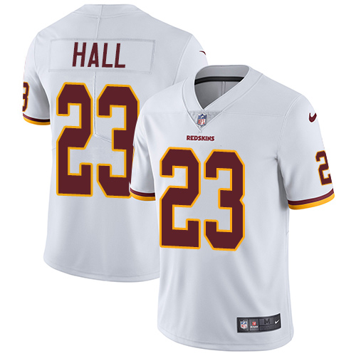 Nike Redskins #23 DeAngelo Hall White Men's Stitched NFL Vapor Untouchable Limited Jersey